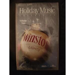 NWT RARE cassette- Winston Lights holiday music #1 M/M